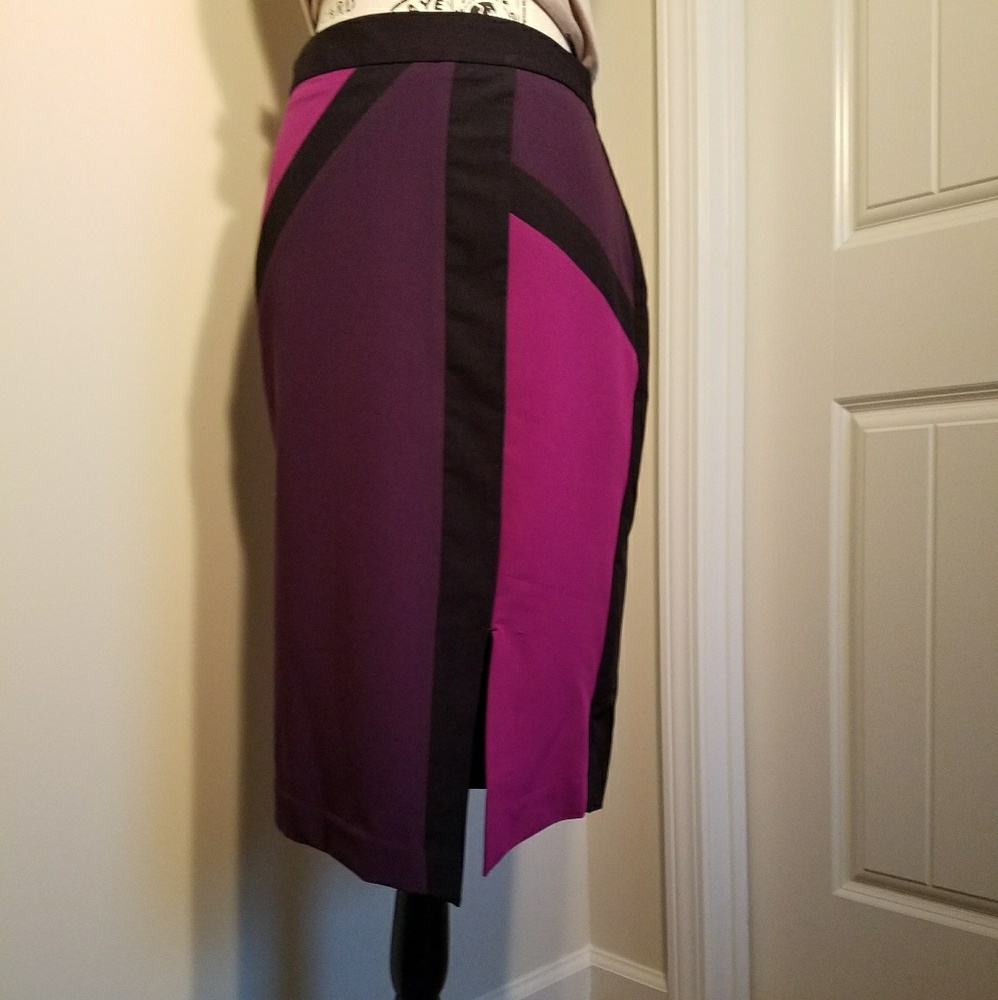 Worthington Color Block Skirt